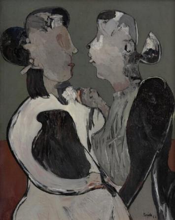 Dos figuras, 1962